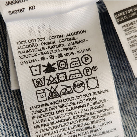 {Levi's} 4 Pockets Light Blue Denim Jacket Small - Picture 8 of 14